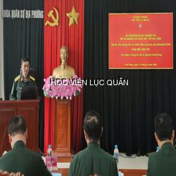 Học viện Lục quân tổ chức đánh giá, nghiệm thu đề tài nghiên cứu khoa học cấp Học viện năm 2026 (đợt 1) của Khoa Quân sự địa phương